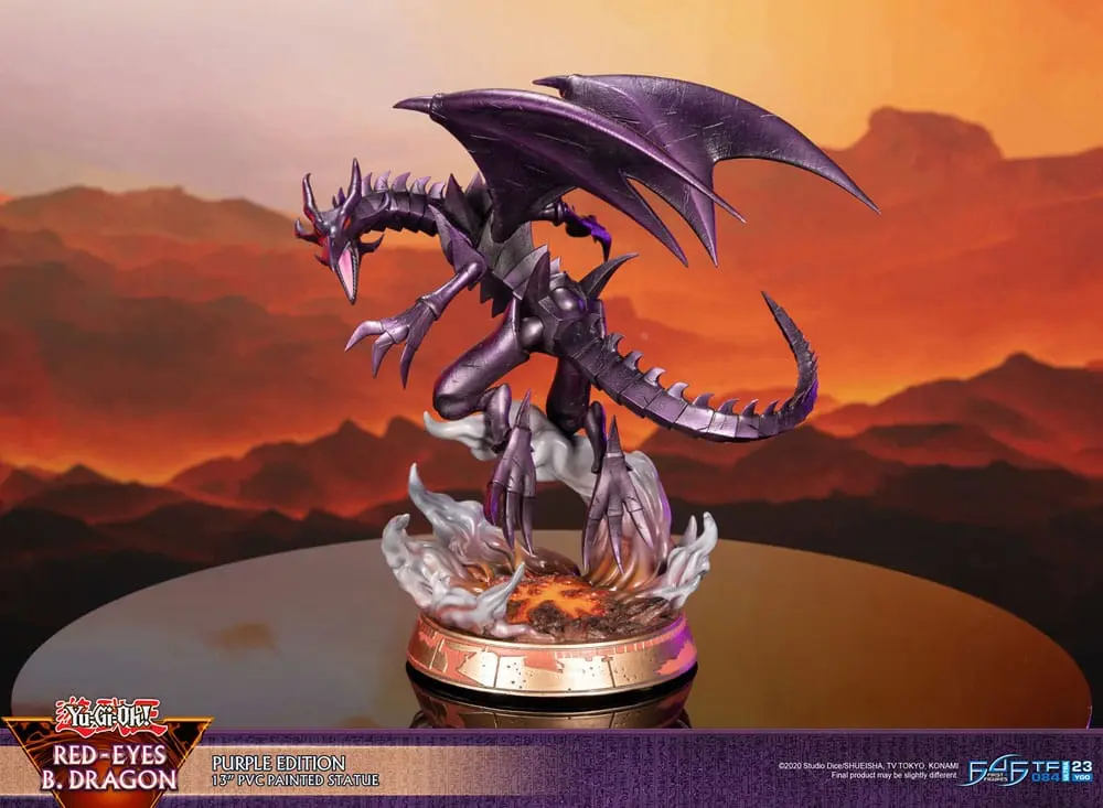 Yu-Gi-Oh! Statua PVC Red-Eyes B. Dragon Purple Colour 33 cm zdjęcie produktu