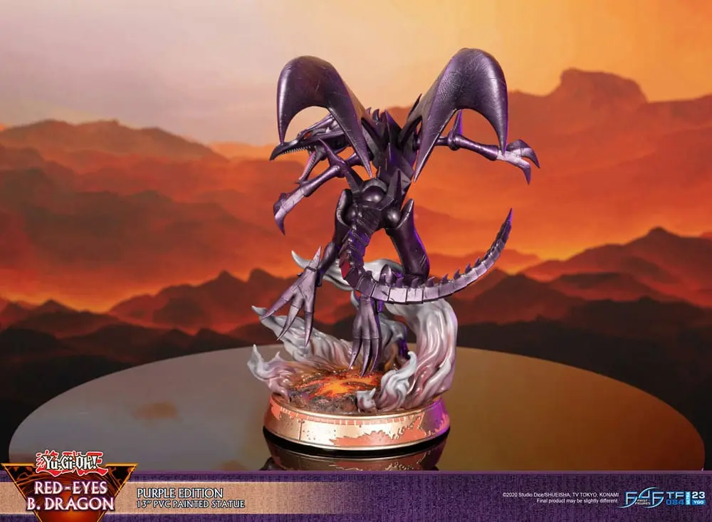 Yu-Gi-Oh! Statua PVC Red-Eyes B. Dragon Purple Colour 33 cm zdjęcie produktu