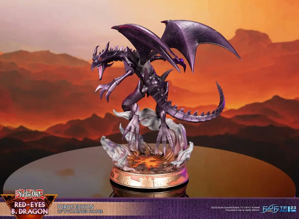 Yu-Gi-Oh! Statua PVC Red-Eyes B. Dragon Purple Colour 33 cm zdjęcie produktu