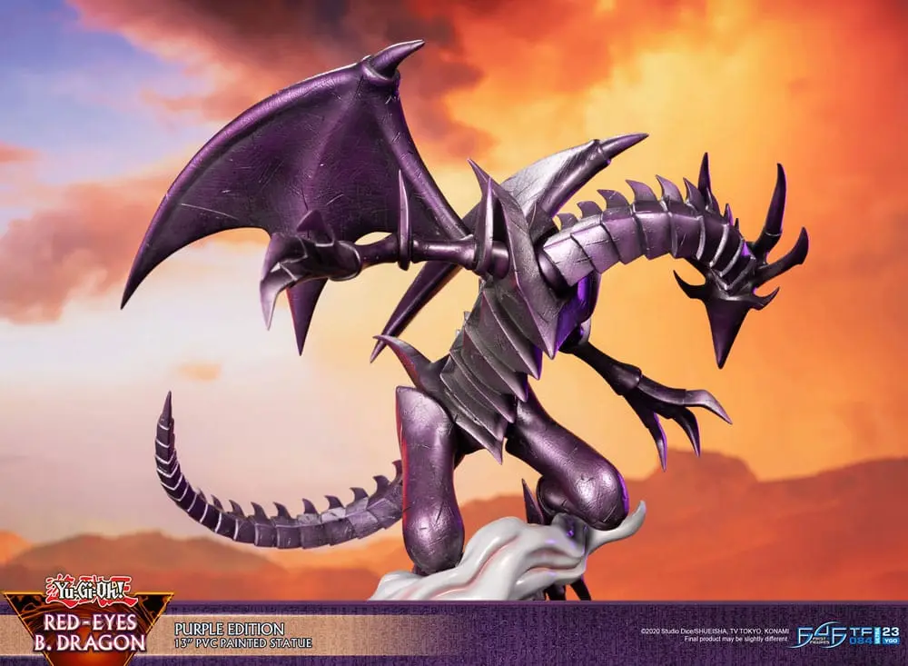 Yu-Gi-Oh! Statua PVC Red-Eyes B. Dragon Purple Colour 33 cm zdjęcie produktu