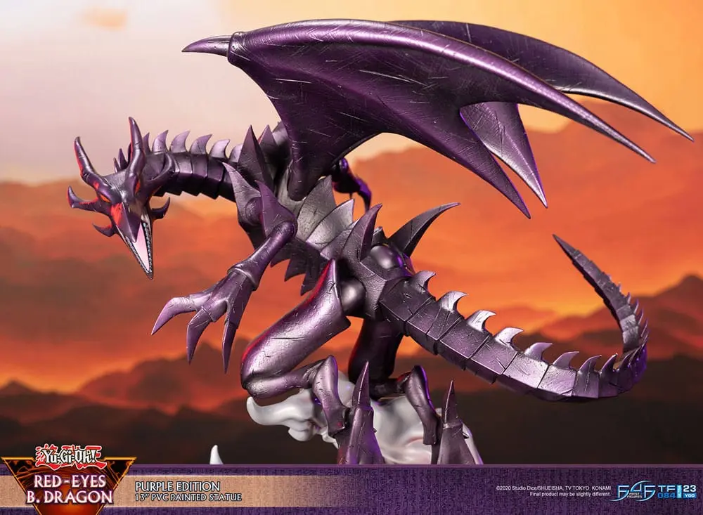 Yu-Gi-Oh! Statua PVC Red-Eyes B. Dragon Purple Colour 33 cm zdjęcie produktu