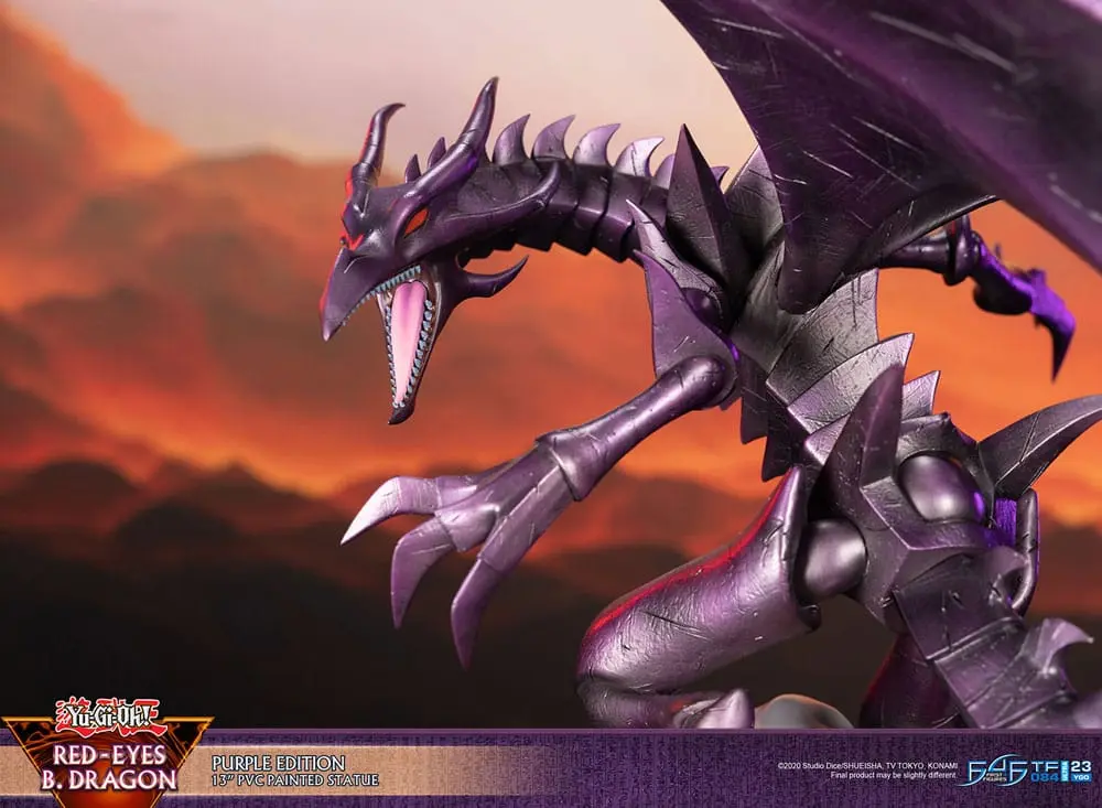 Yu-Gi-Oh! Statua PVC Red-Eyes B. Dragon Purple Colour 33 cm zdjęcie produktu