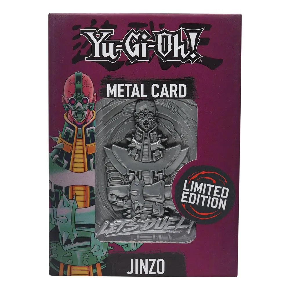 Yu-Gi-Oh! Replika Karty Jinzo Edycja Limitowana zdjęcie produktu