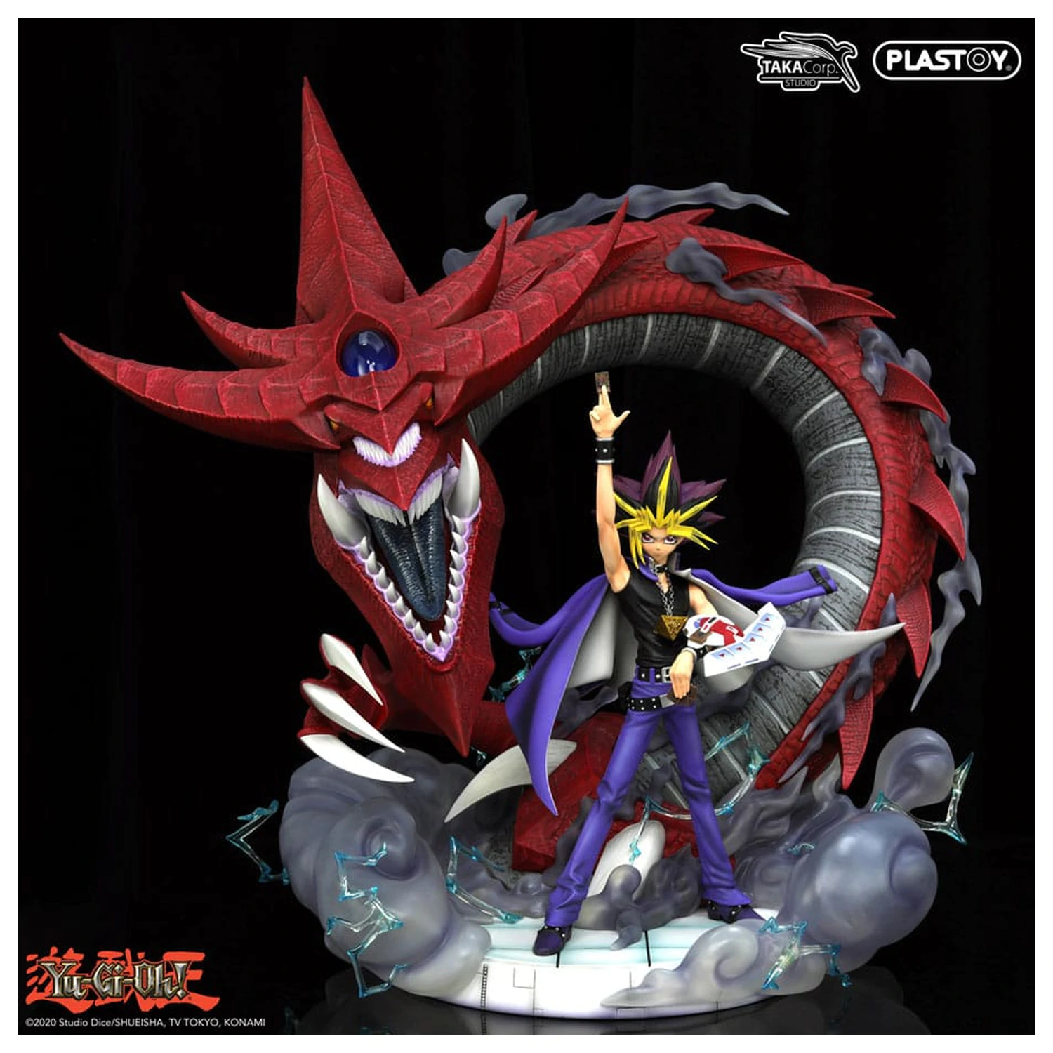 Yu-Gi-Oh! Statua Yami Yugi & Slifer 51 cm zdjęcie produktu