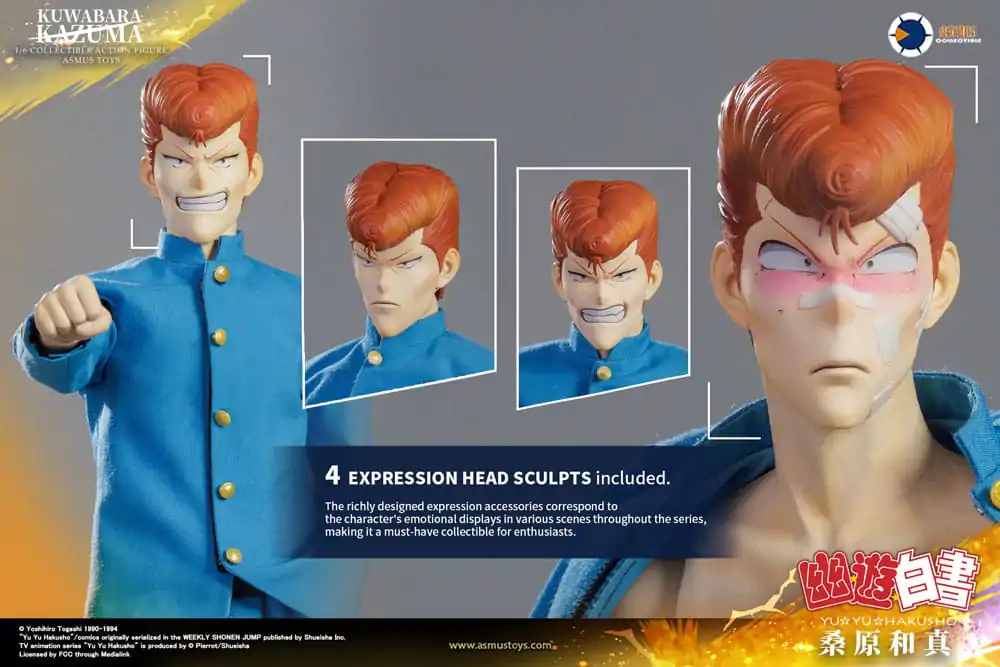 Yu Yu Hakusho Figurka Akcji 1/6 Kazuma Kuwabara (Luxury Version) 30 cm zdjęcie produktu