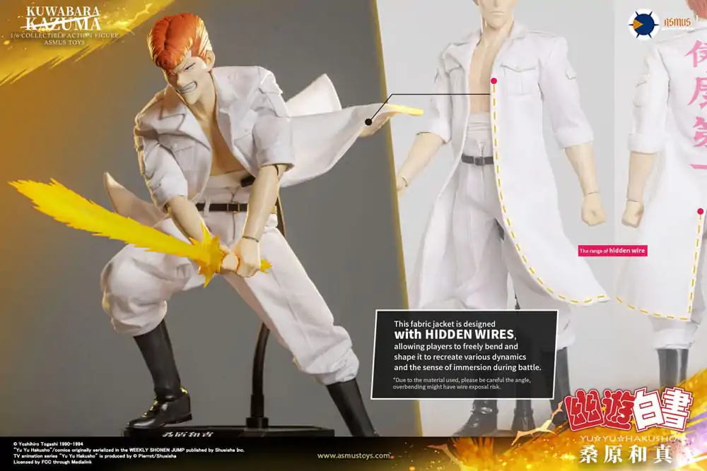 Yu Yu Hakusho Figurka Akcji 1/6 Kazuma Kuwabara (Luxury Version) 30 cm zdjęcie produktu