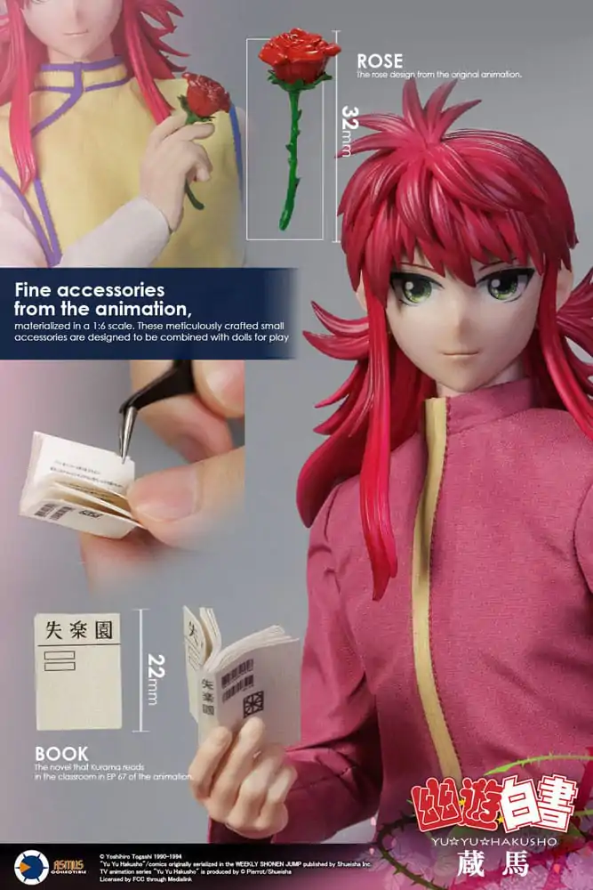 Yu Yu Hakusho Figurka Akcji 1/6 Kurama 30 cm zdjęcie produktu