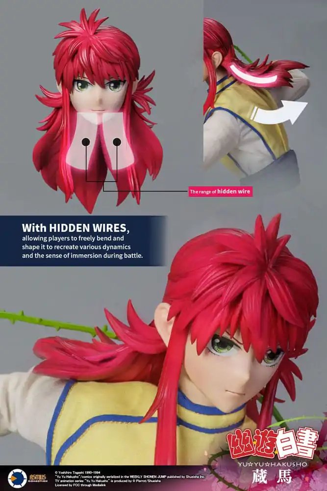 Yu Yu Hakusho Figurka Akcji 1/6 Kurama 30 cm zdjęcie produktu