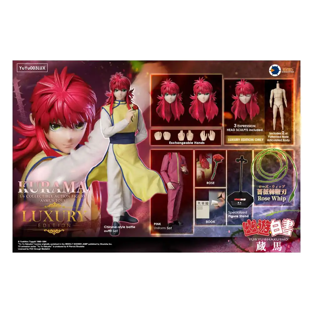 Yu Yu Hakusho Figurka Akcji 1/6 Kurama (Luxury Edition) 30 cm zdjęcie produktu