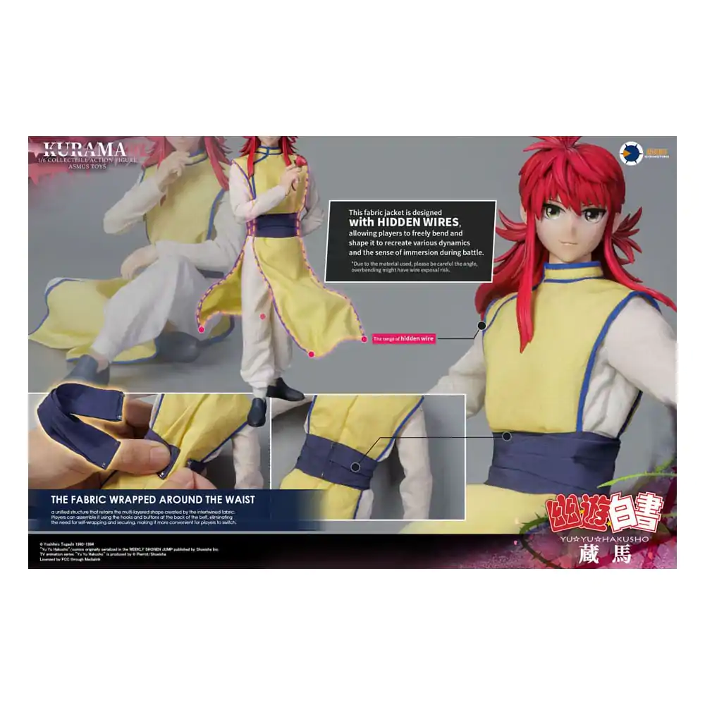 Yu Yu Hakusho Figurka Akcji 1/6 Kurama (Luxury Edition) 30 cm zdjęcie produktu