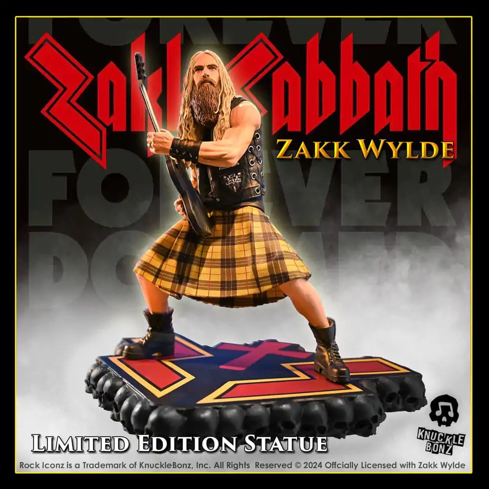 Zakk Sabbath Rock Iconz Statue Zakk Wylde II Figurka 22 cm zdjęcie produktu