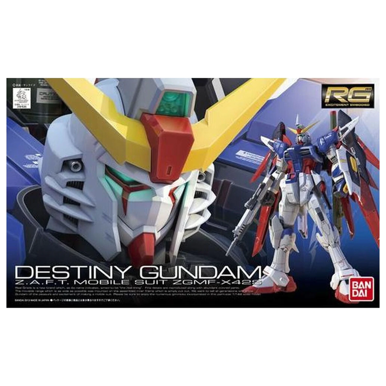 ZGMF-X42S Destiny Gundam Model kit RG 1/144 zdjęcie produktu