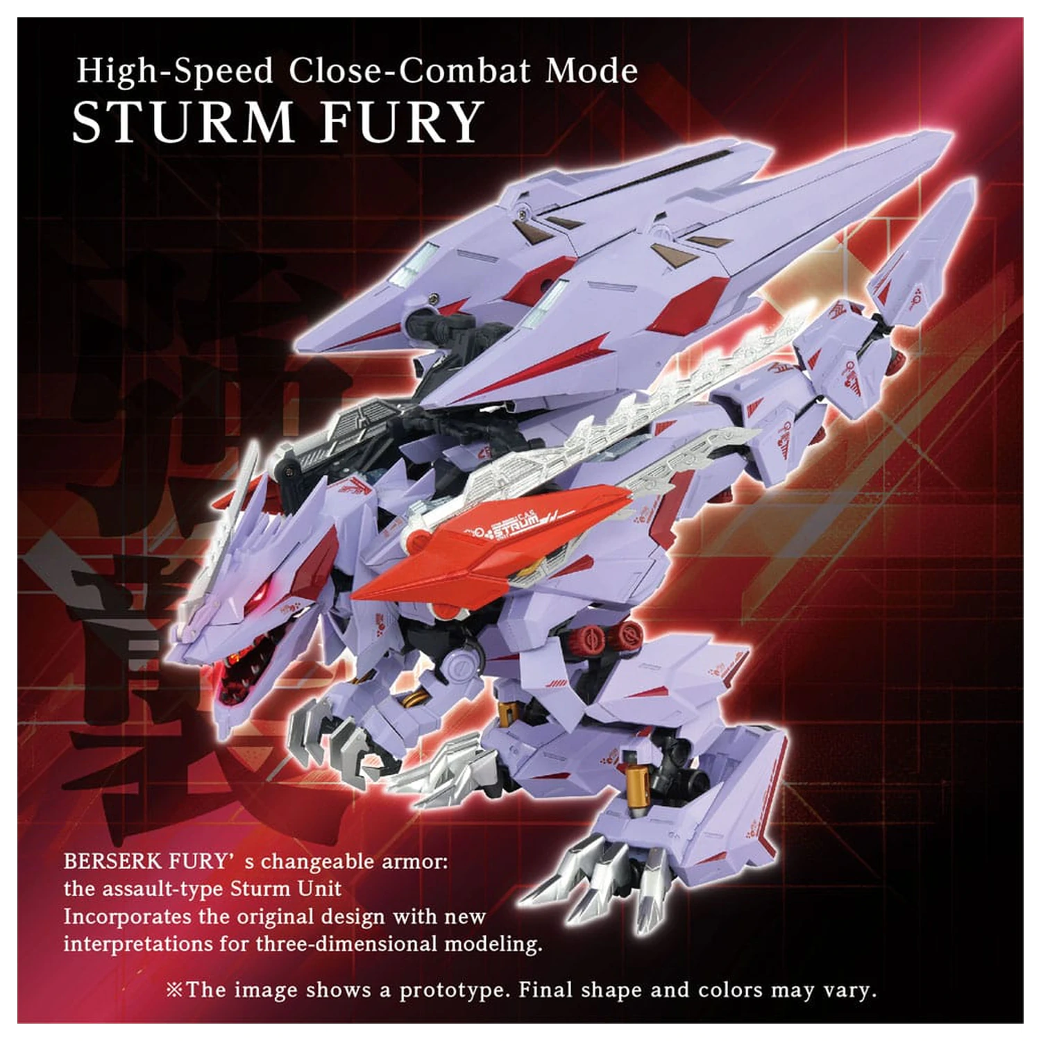 Zoids zestaw akcesoriów do modelu AM-Z01CP Berserk Fury Sturm & Jagd Unit zdjęcie produktu