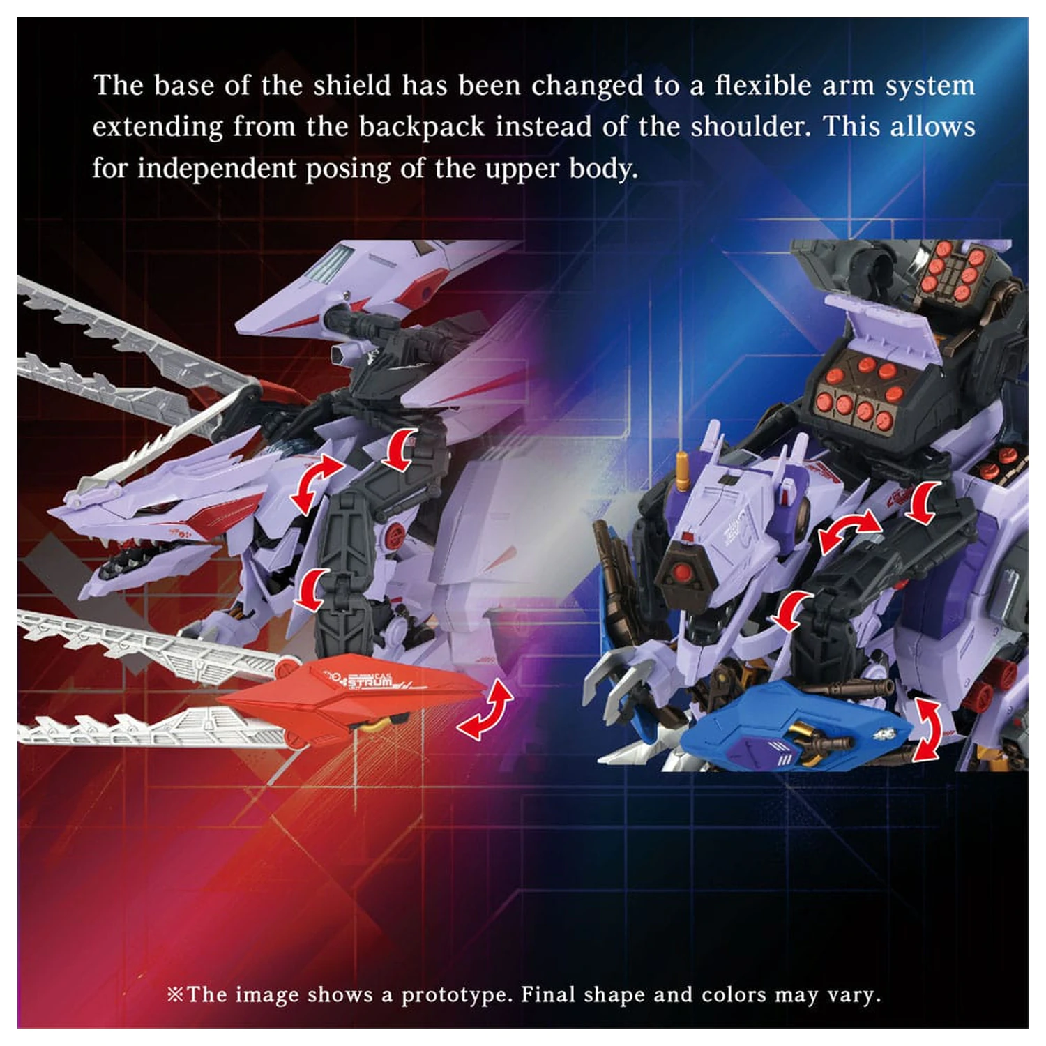 Zoids zestaw akcesoriów do modelu AM-Z01CP Berserk Fury Sturm & Jagd Unit zdjęcie produktu