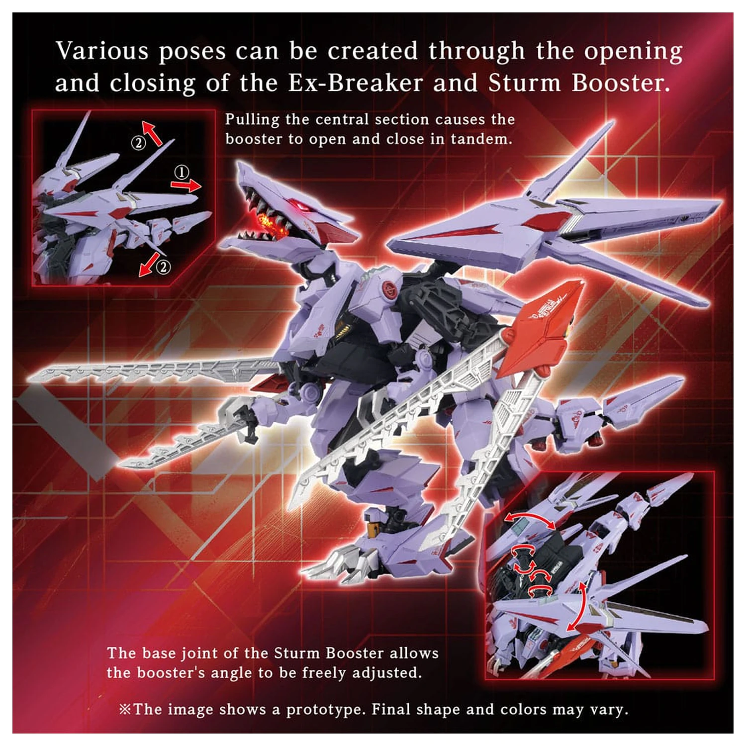 Zoids zestaw akcesoriów do modelu AM-Z01CP Berserk Fury Sturm & Jagd Unit zdjęcie produktu