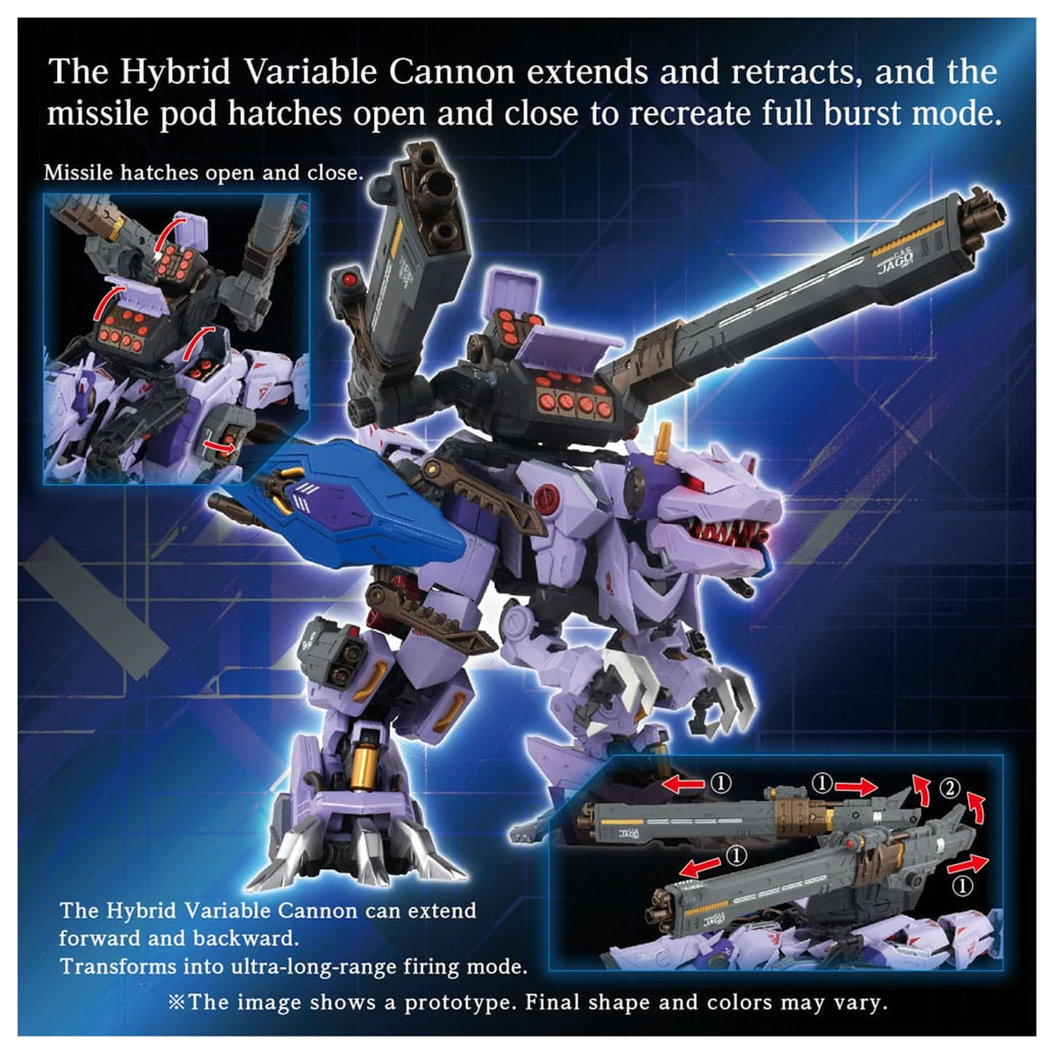 Zoids zestaw akcesoriów do modelu AM-Z01CP Berserk Fury Sturm & Jagd Unit zdjęcie produktu