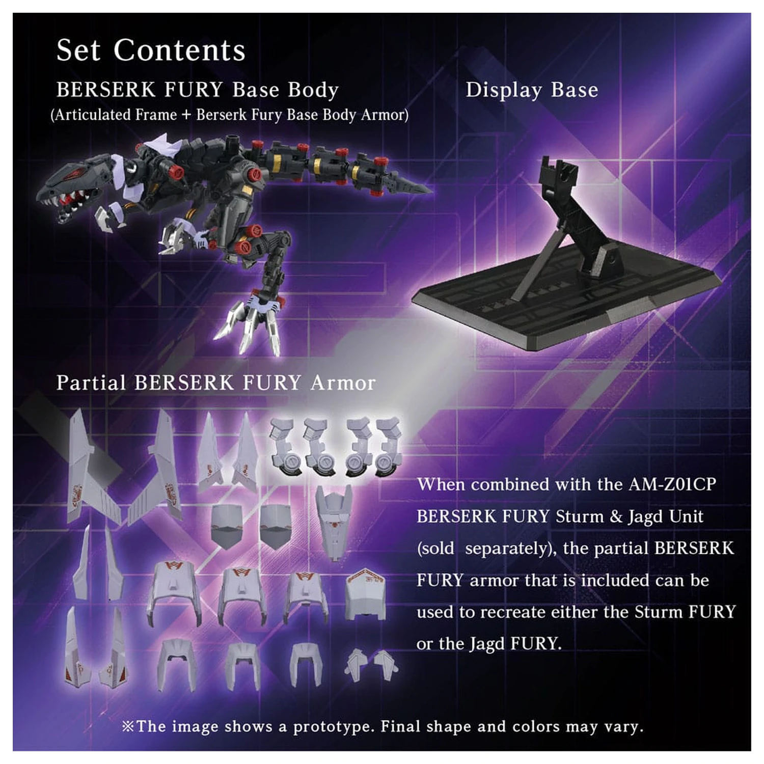 Zoids Plastic Model Kit AM-Z01EX Berserk Fury (Elementary Body) zdjęcie produktu