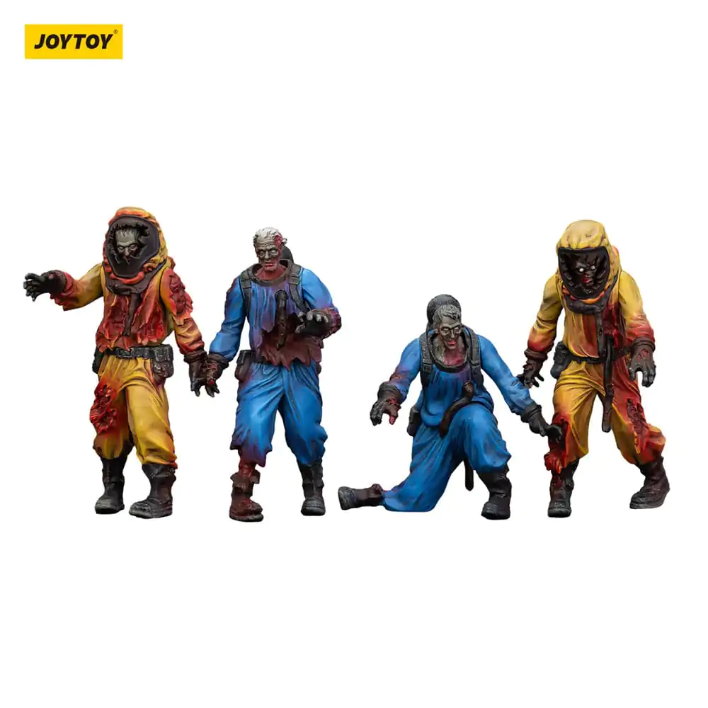 Zombie Dark Source Action Figures 4-Pack Biochemical Lab Team 8 cm zdjęcie produktu