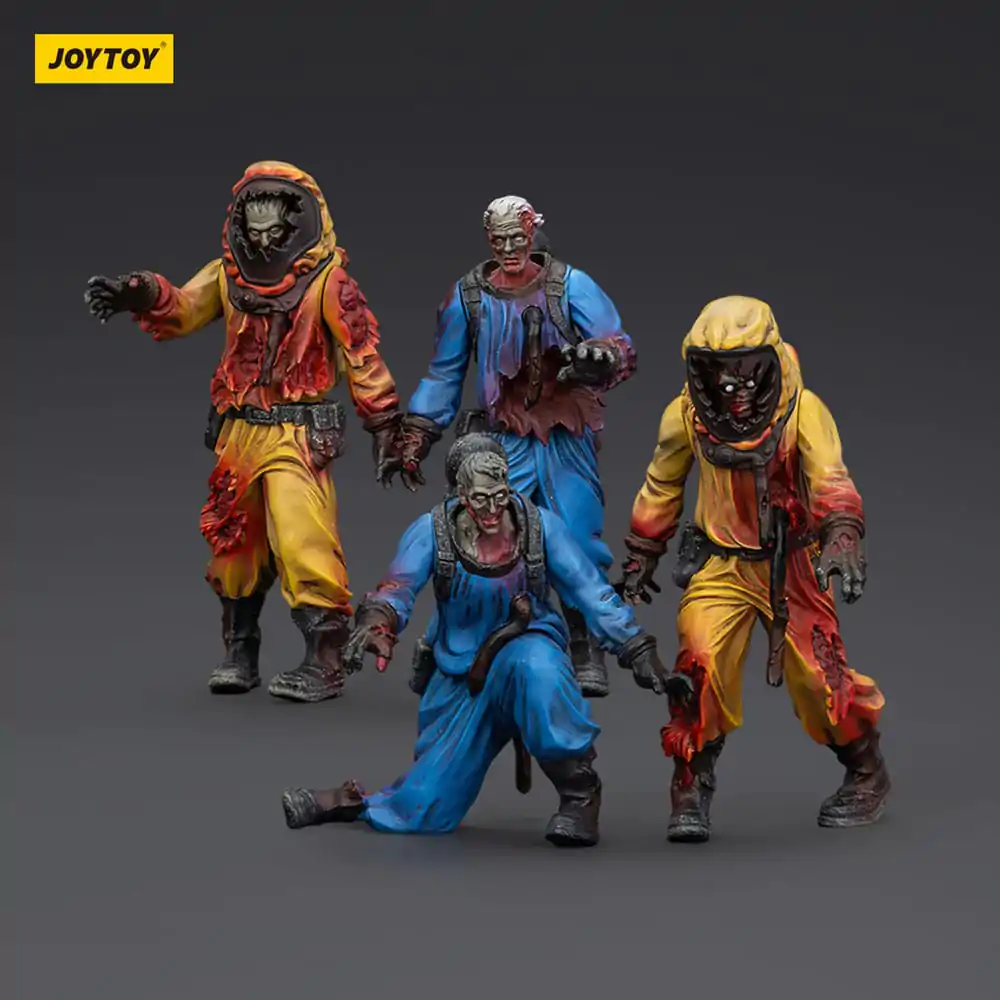 Zombie Dark Source Action Figures 4-Pack Biochemical Lab Team 8 cm zdjęcie produktu
