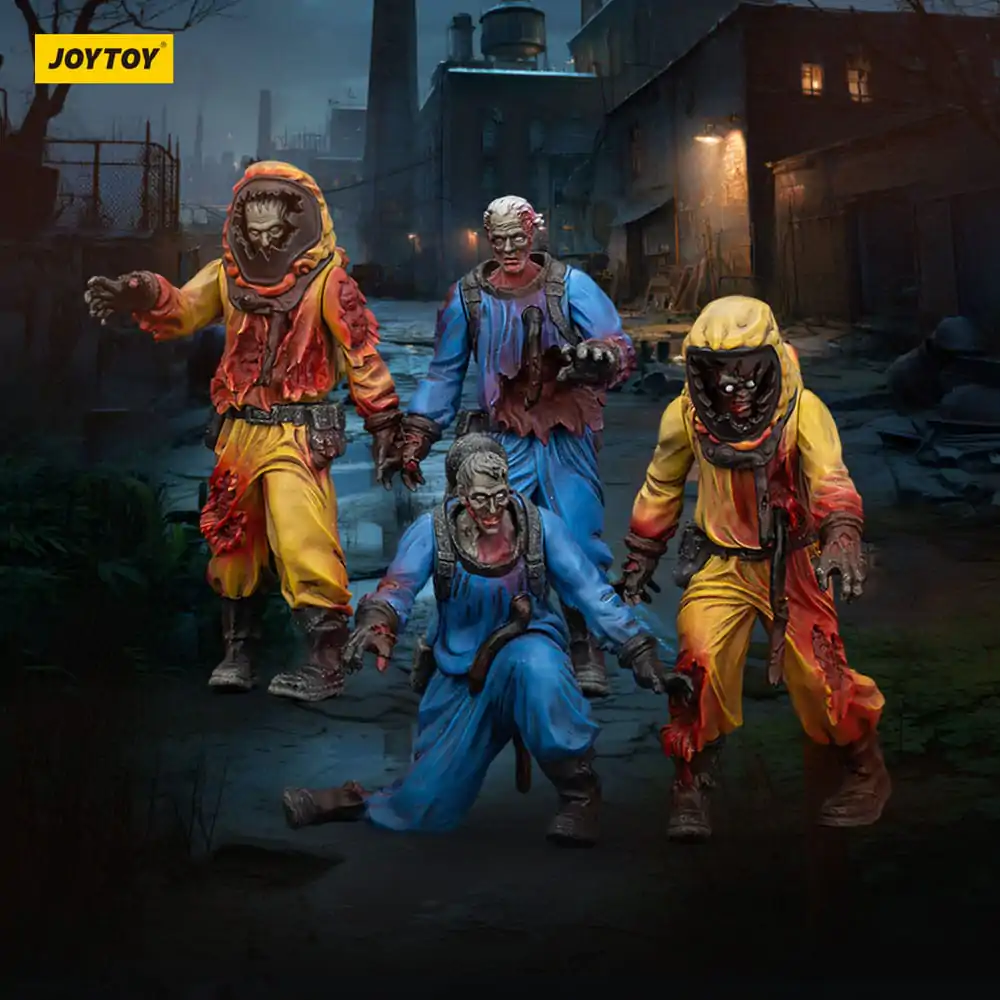 Zombie Dark Source Action Figures 4-Pack Biochemical Lab Team 8 cm zdjęcie produktu