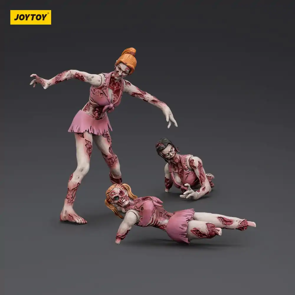 Zombie Dark Source Figurki Akcji 3-Pack Cheer Leaders 8 cm zdjęcie produktu