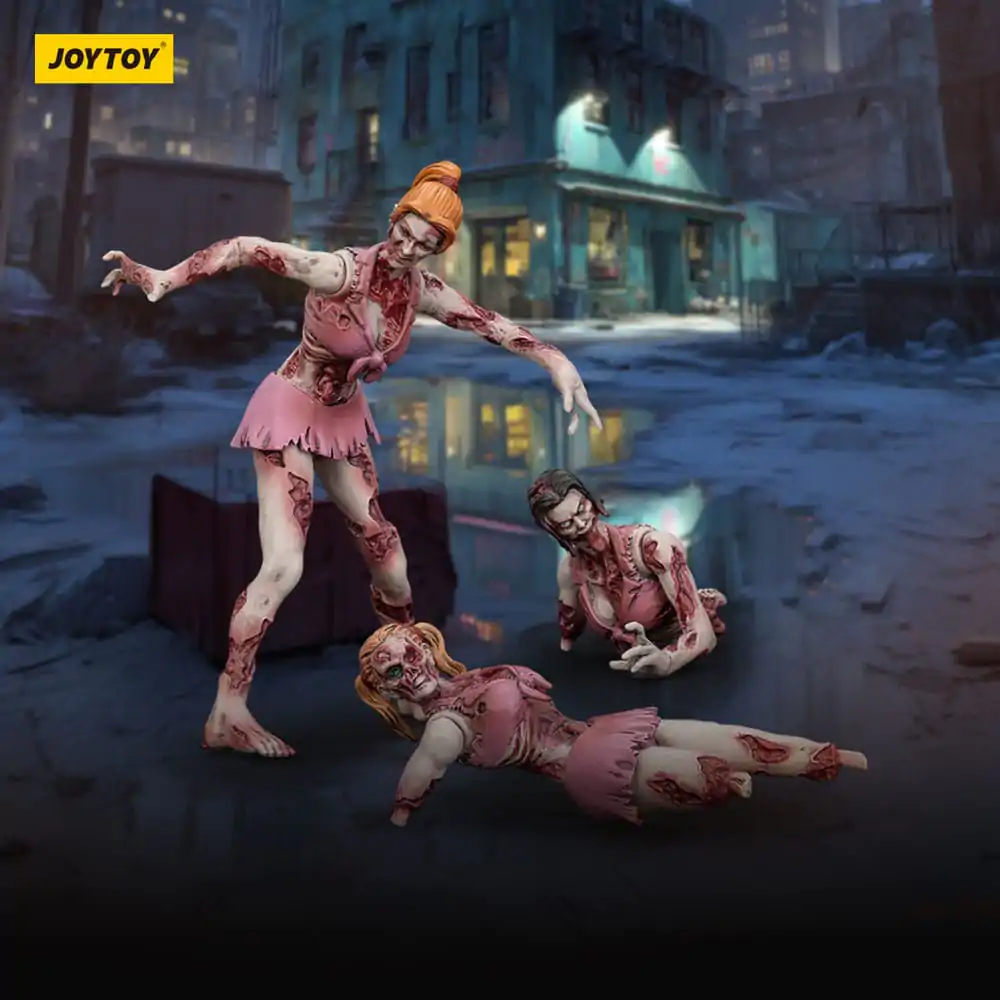 Zombie Dark Source Figurki Akcji 3-Pack Cheer Leaders 8 cm zdjęcie produktu