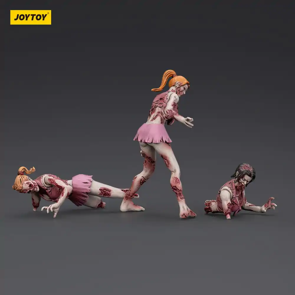 Zombie Dark Source Figurki Akcji 3-Pack Cheer Leaders 8 cm zdjęcie produktu