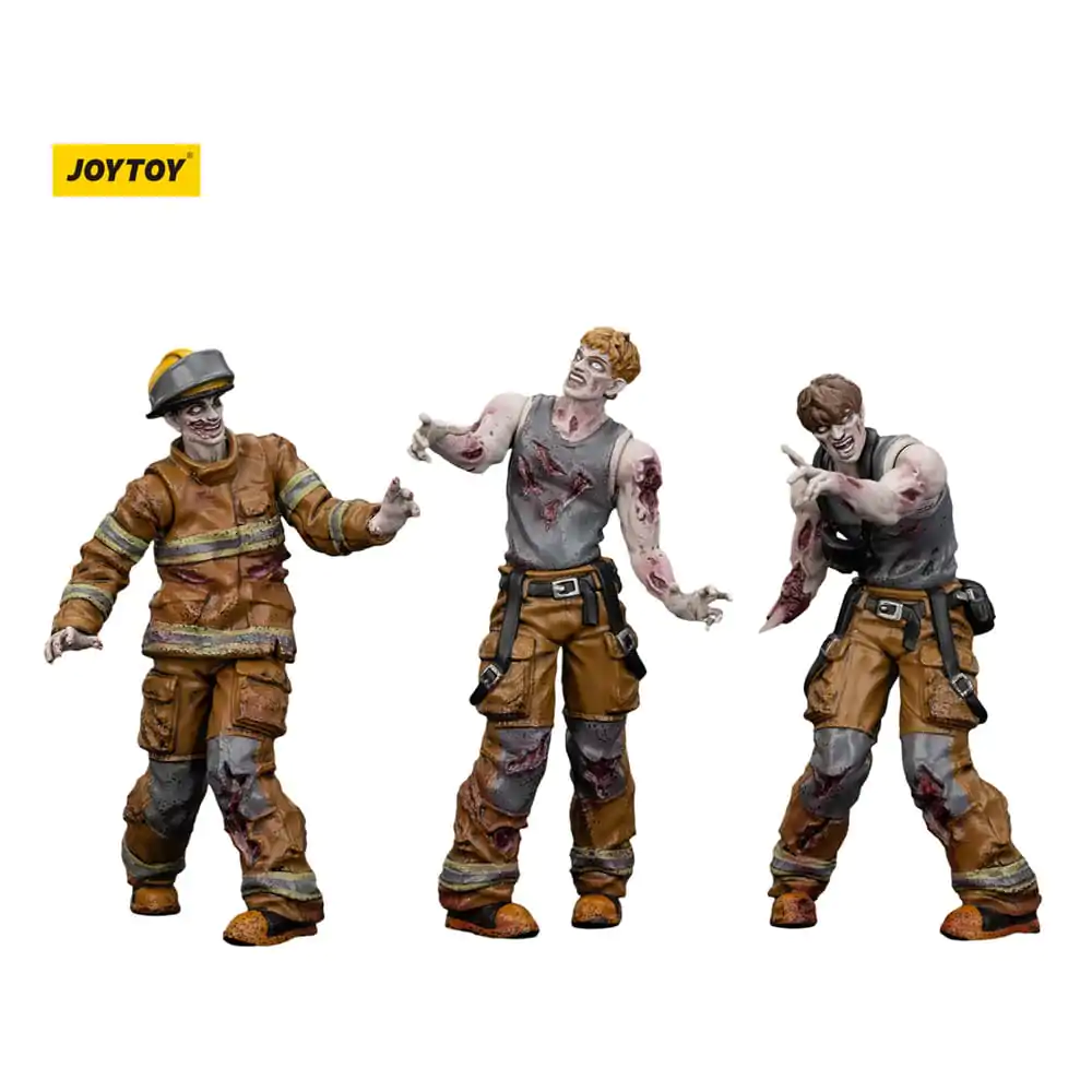 Zombie Dark Source Action Figures 3-Pack Strażacy 8 cm zdjęcie produktu