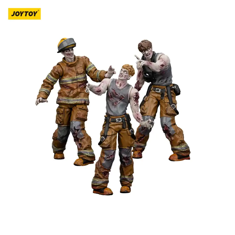 Zombie Dark Source Action Figures 3-Pack Strażacy 8 cm zdjęcie produktu