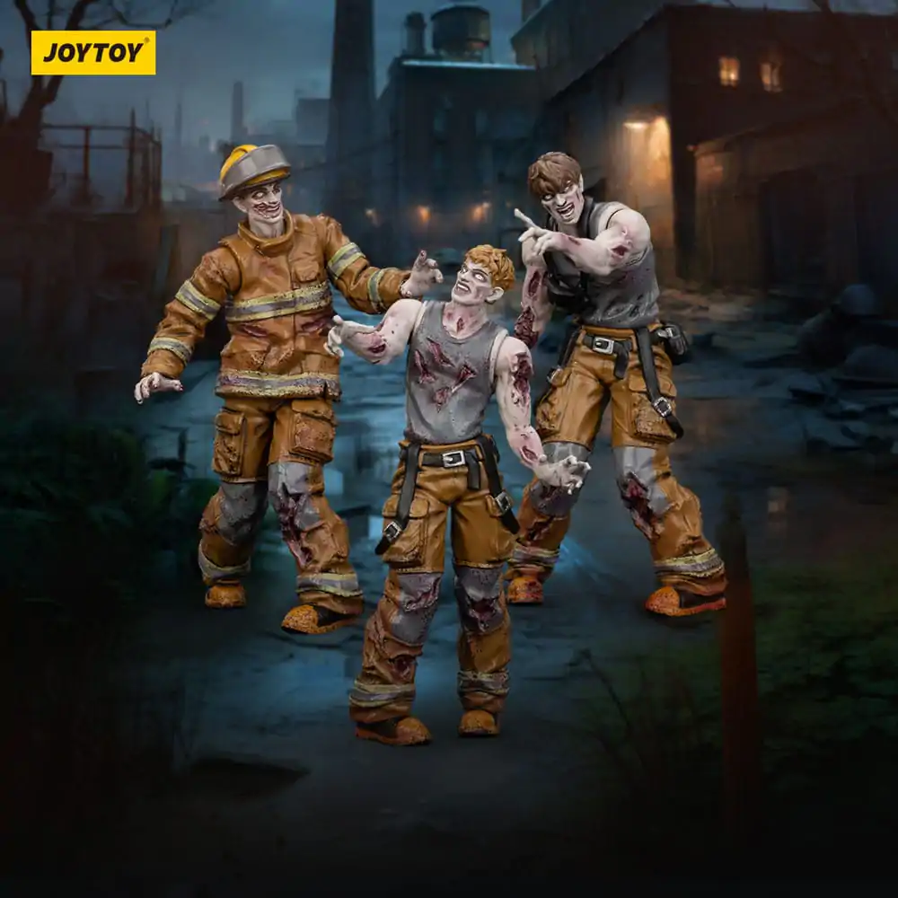 Zombie Dark Source Action Figures 3-Pack Strażacy 8 cm zdjęcie produktu