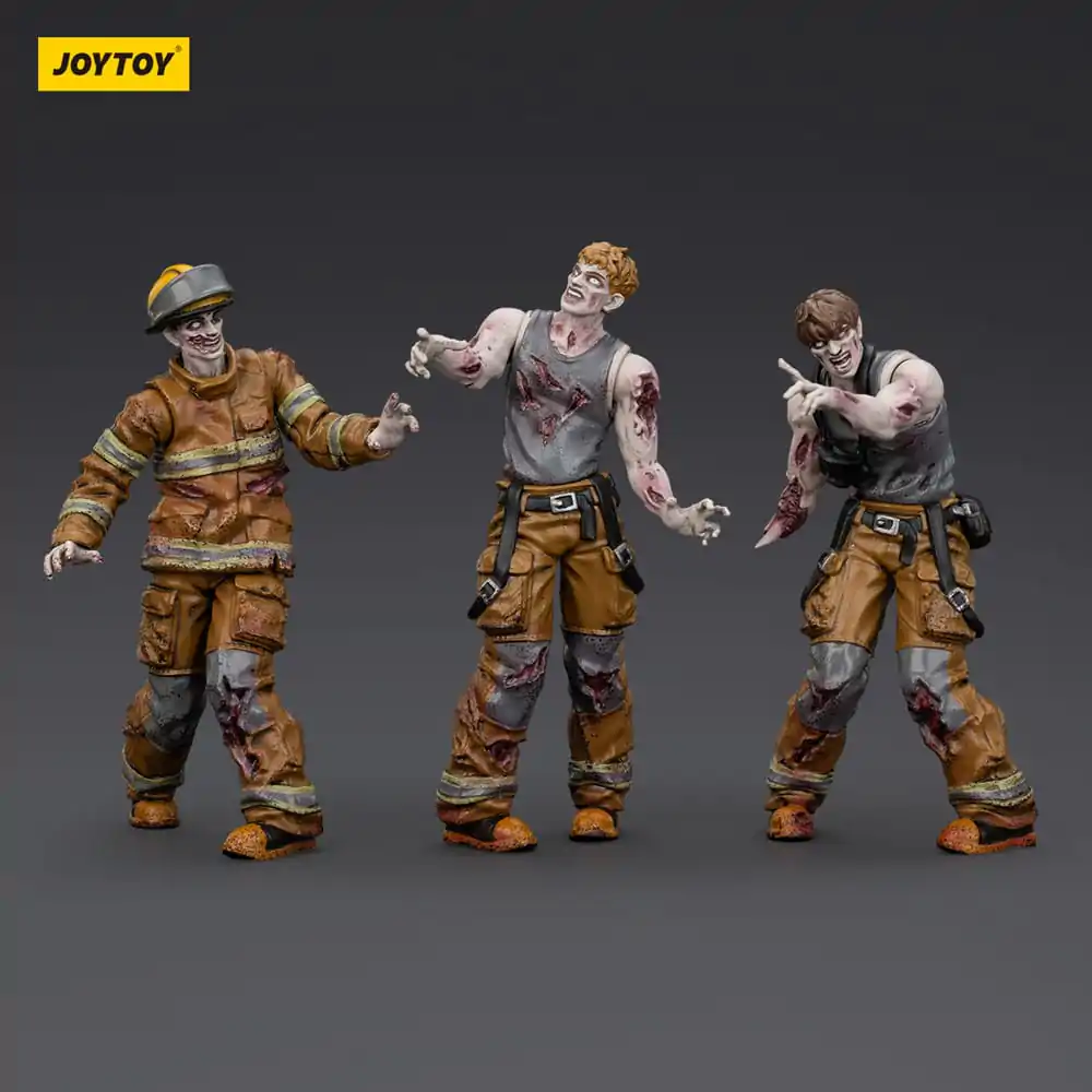 Zombie Dark Source Action Figures 3-Pack Strażacy 8 cm zdjęcie produktu