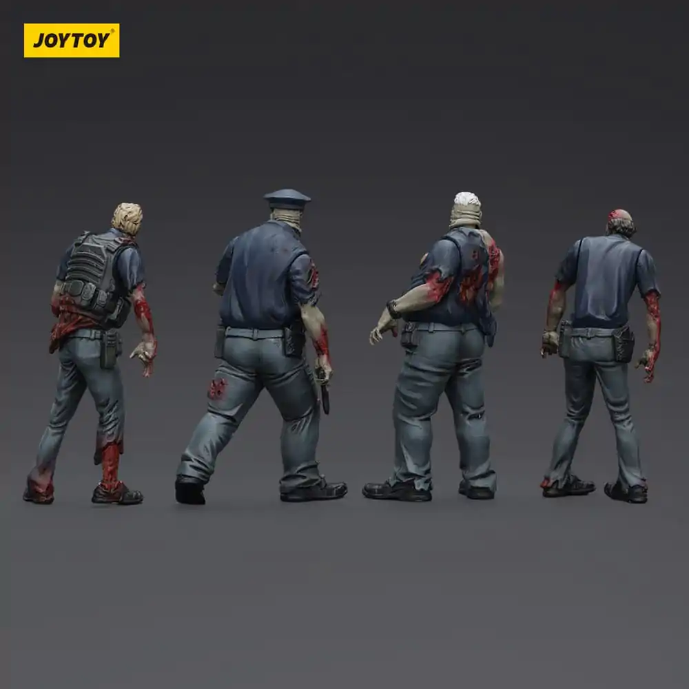 Zombie Dark Source Action Figures 4-Pack Policja (Męski) 8 cm zdjęcie produktu