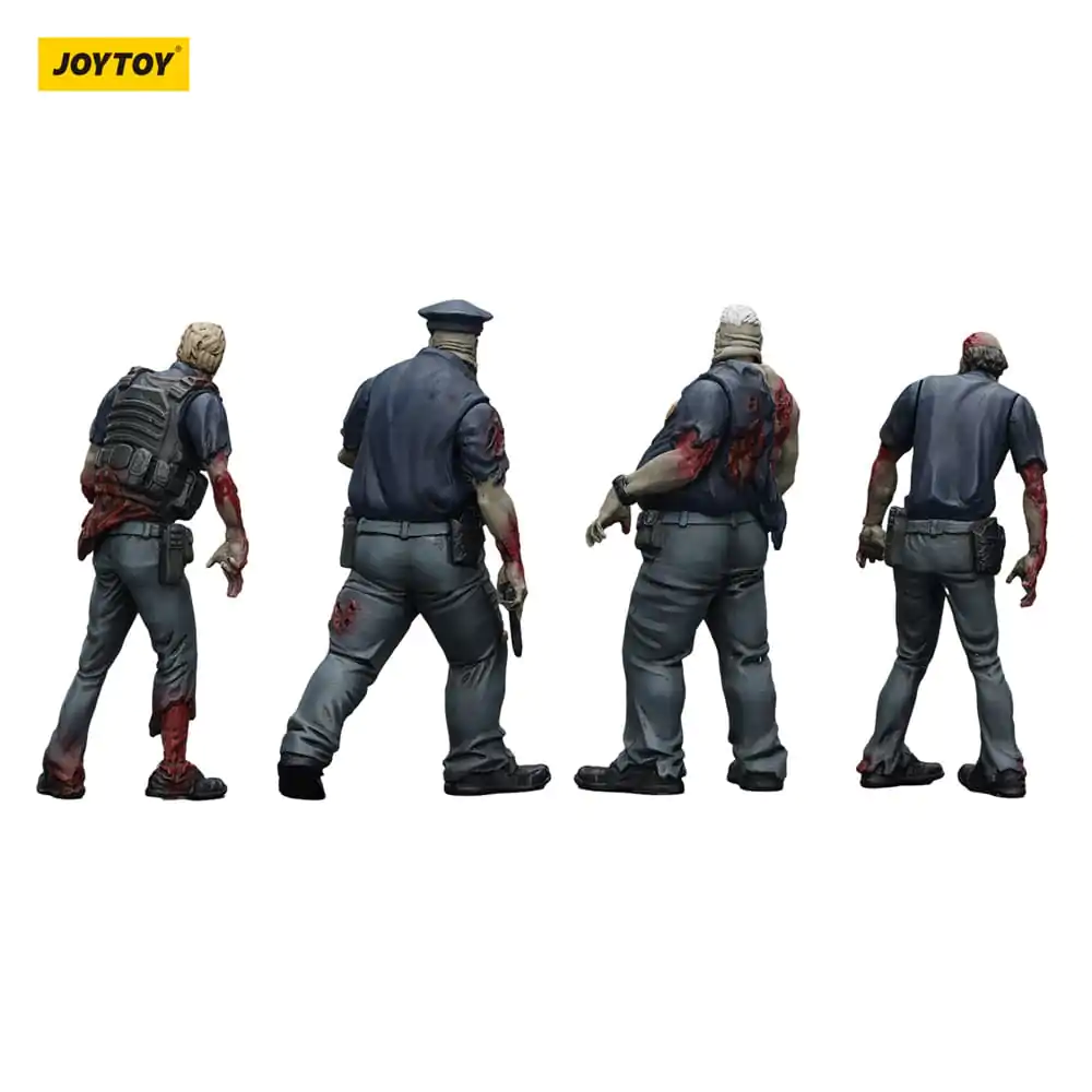 Zombie Dark Source Action Figures 4-Pack Policja (Męski) 8 cm zdjęcie produktu