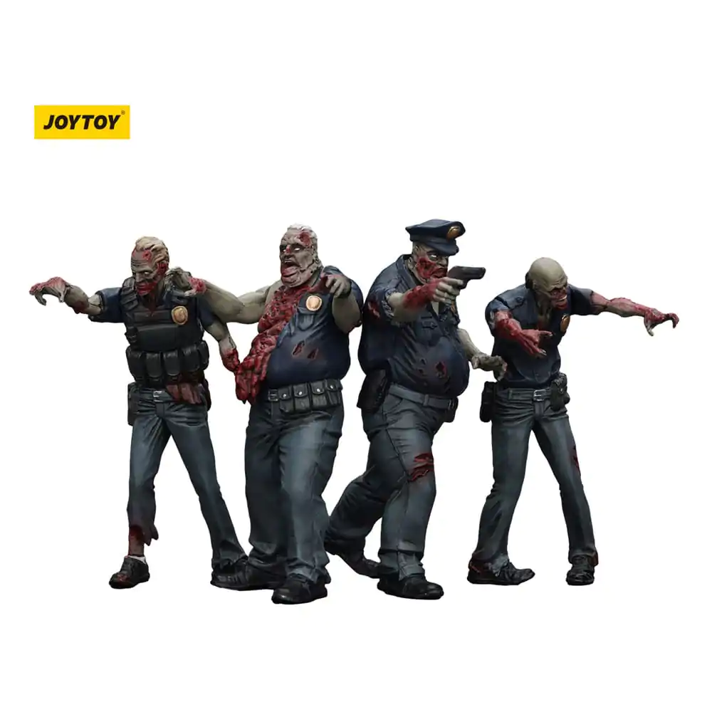 Zombie Dark Source Action Figures 4-Pack Policja (Męski) 8 cm zdjęcie produktu