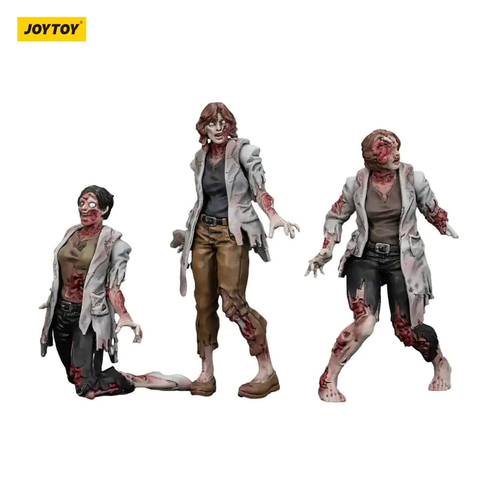 Zombie Dark Source Figurki Akcji 3-Pack Naukowcy (Female) 8 cm zdjęcie produktu