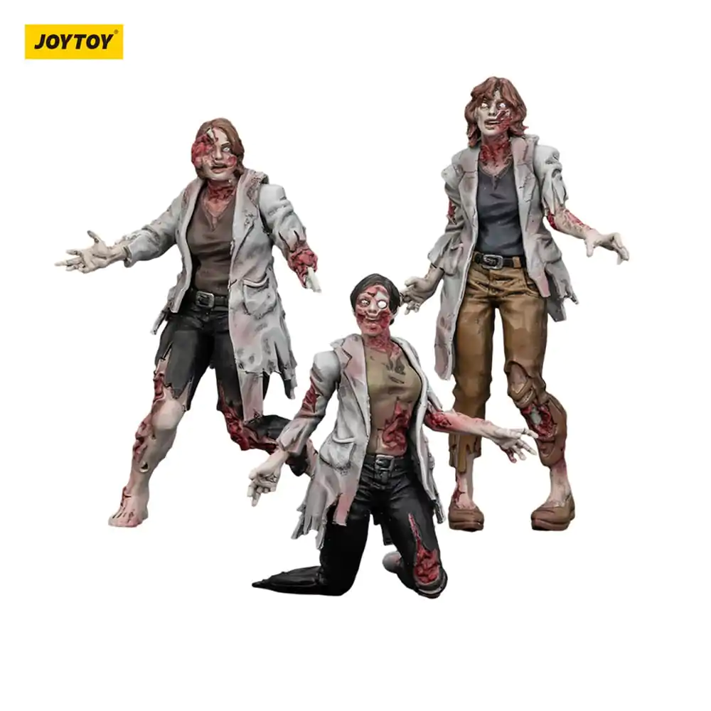 Zombie Dark Source Figurki Akcji 3-Pack Naukowcy (Female) 8 cm zdjęcie produktu