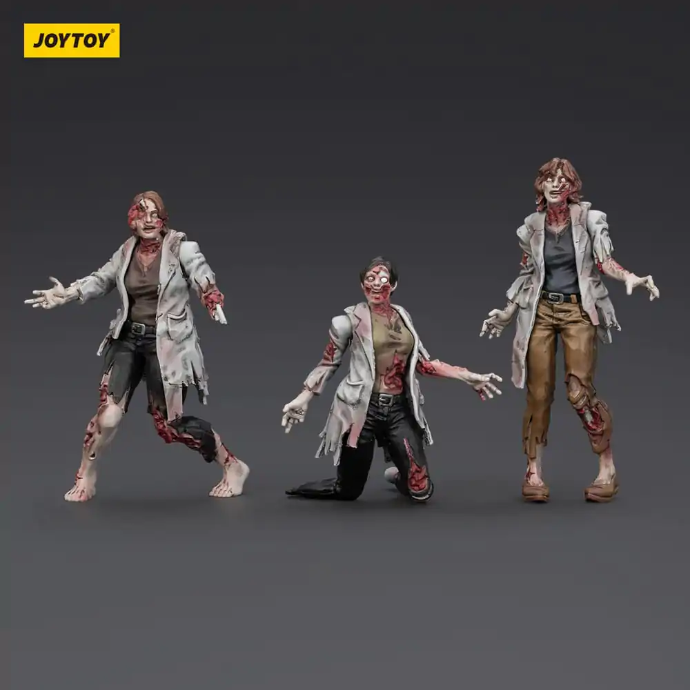 Zombie Dark Source Figurki Akcji 3-Pack Naukowcy (Female) 8 cm zdjęcie produktu