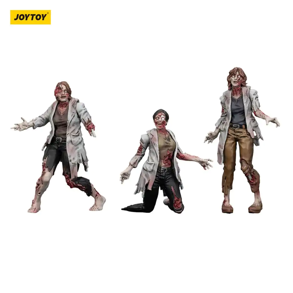Zombie Dark Source Figurki Akcji 3-Pack Naukowcy (Female) 8 cm zdjęcie produktu