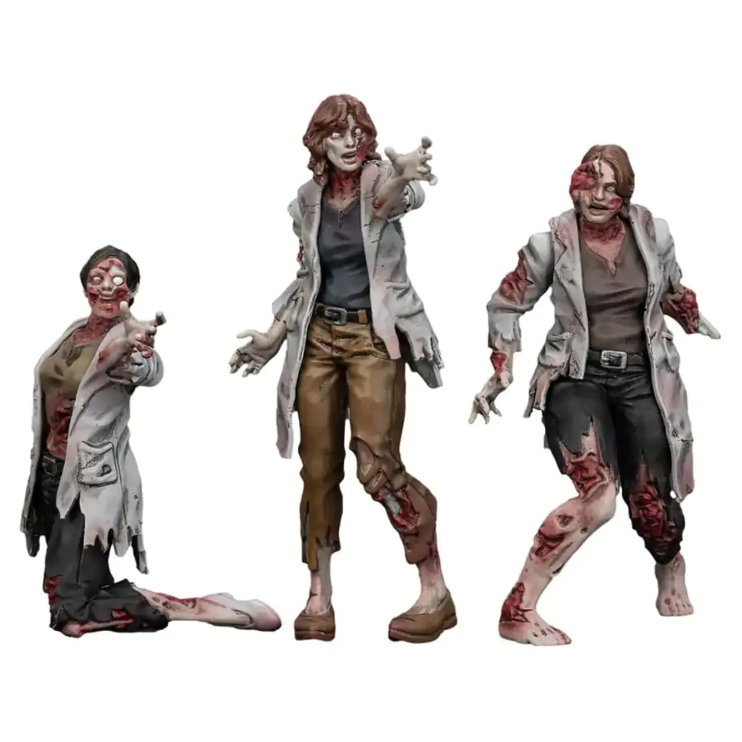 Zombie Dark Source Figurki Akcji 3-Pack Naukowcy (Female) 8 cm zdjęcie produktu