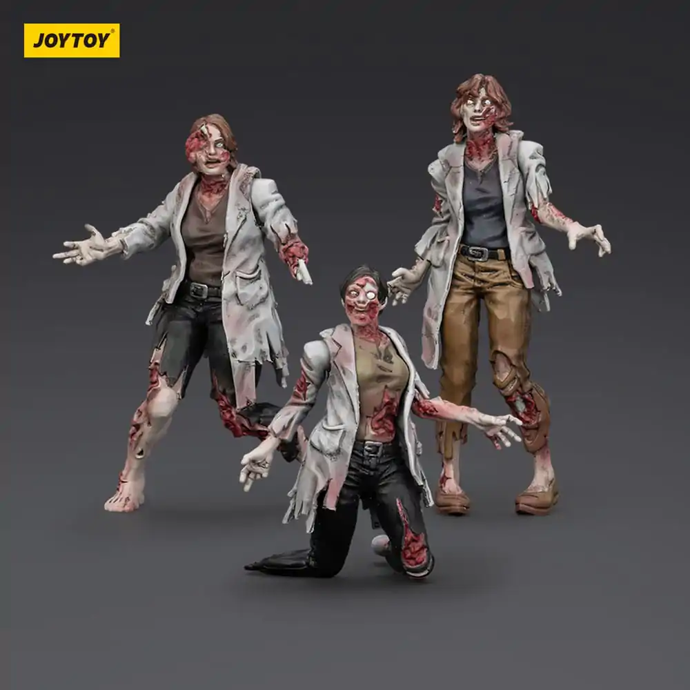 Zombie Dark Source Figurki Akcji 3-Pack Naukowcy (Female) 8 cm zdjęcie produktu