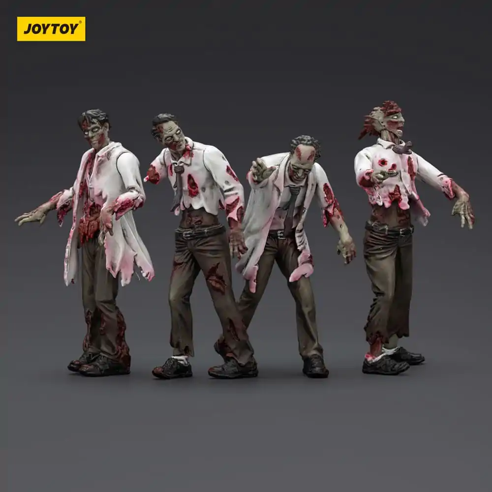Zombie Dark Source Action Figures 4-Pack Naukowcy (Męski) 8 cm zdjęcie produktu