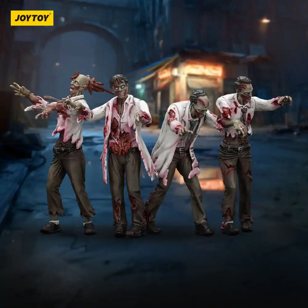 Zombie Dark Source Action Figures 4-Pack Naukowcy (Męski) 8 cm zdjęcie produktu