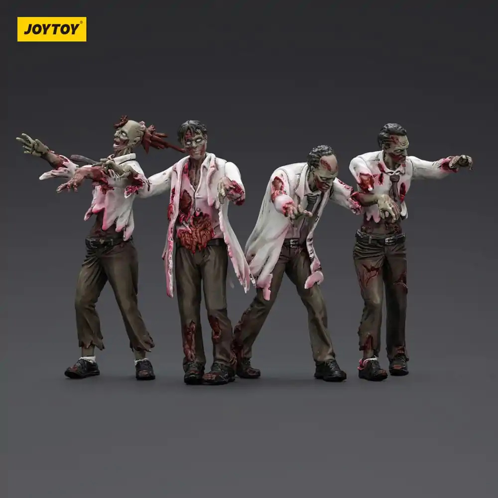 Zombie Dark Source Action Figures 4-Pack Naukowcy (Męski) 8 cm zdjęcie produktu