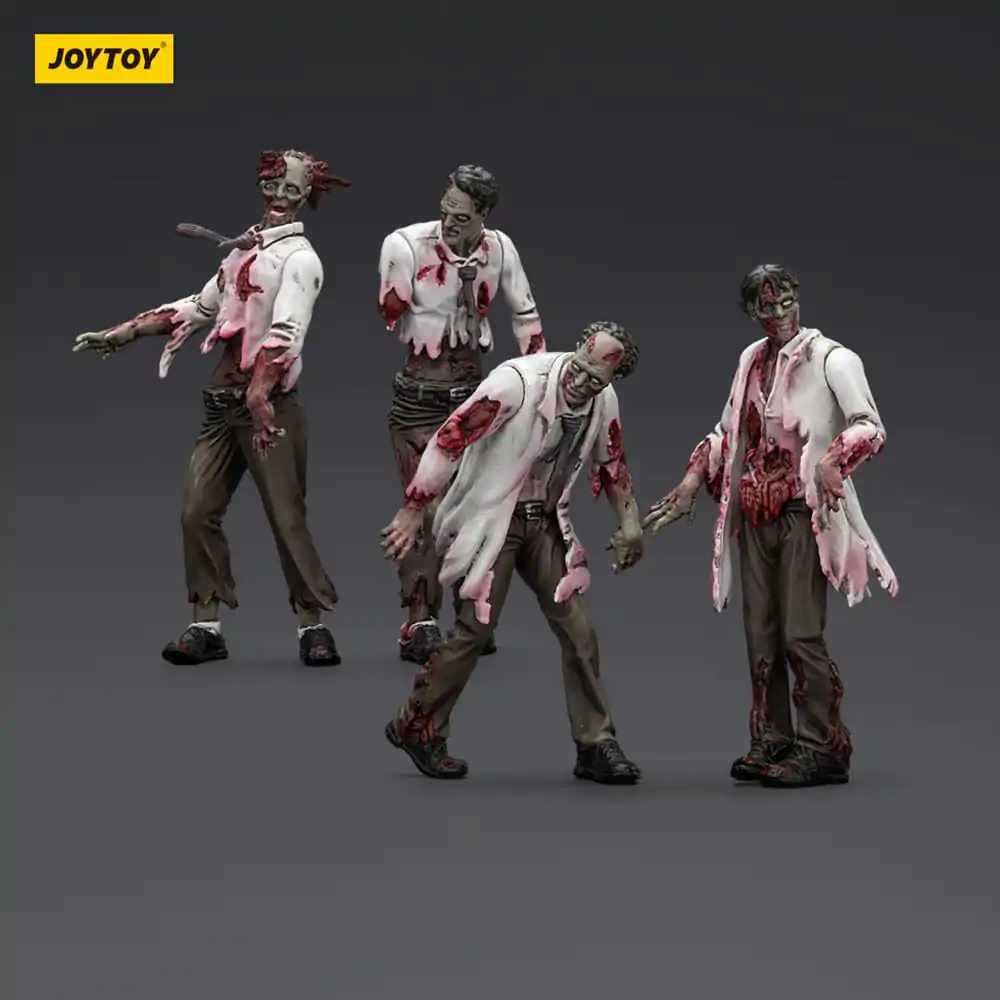 Zombie Dark Source Action Figures 4-Pack Naukowcy (Męski) 8 cm zdjęcie produktu
