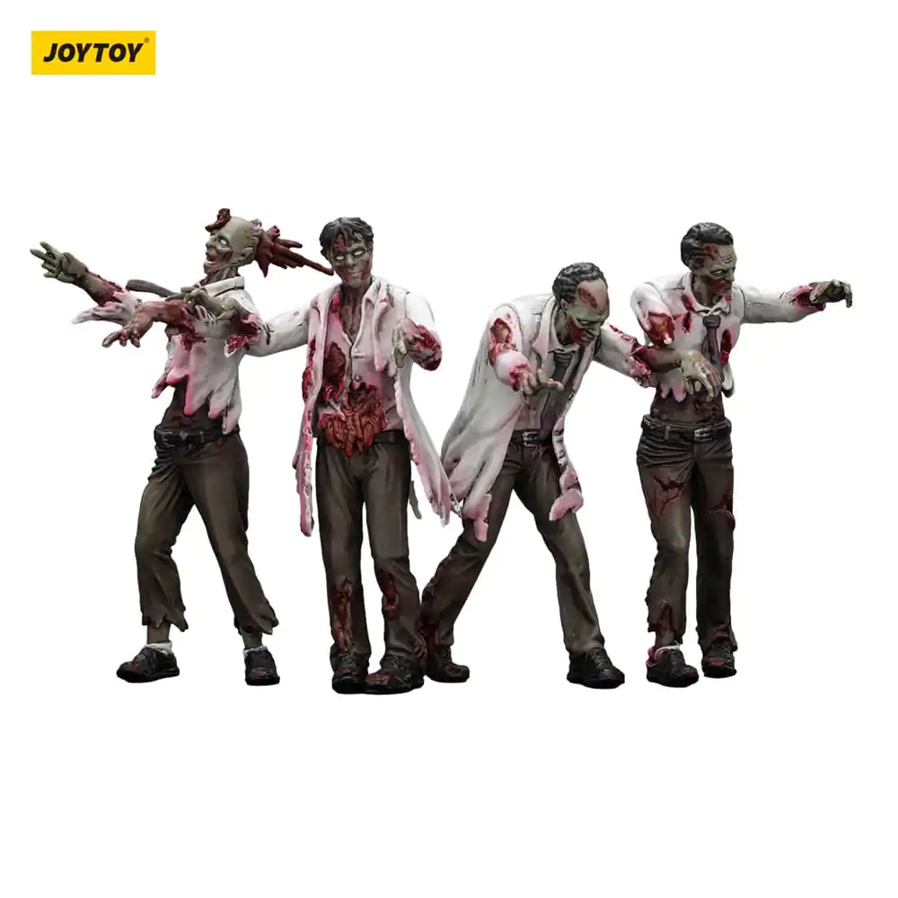 Zombie Dark Source Action Figures 4-Pack Naukowcy (Męski) 8 cm zdjęcie produktu