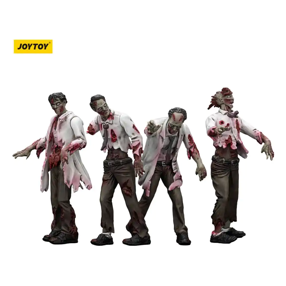 Zombie Dark Source Action Figures 4-Pack Naukowcy (Męski) 8 cm zdjęcie produktu