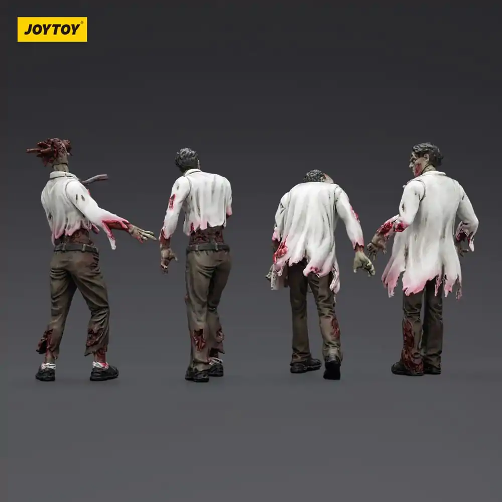 Zombie Dark Source Action Figures 4-Pack Naukowcy (Męski) 8 cm zdjęcie produktu