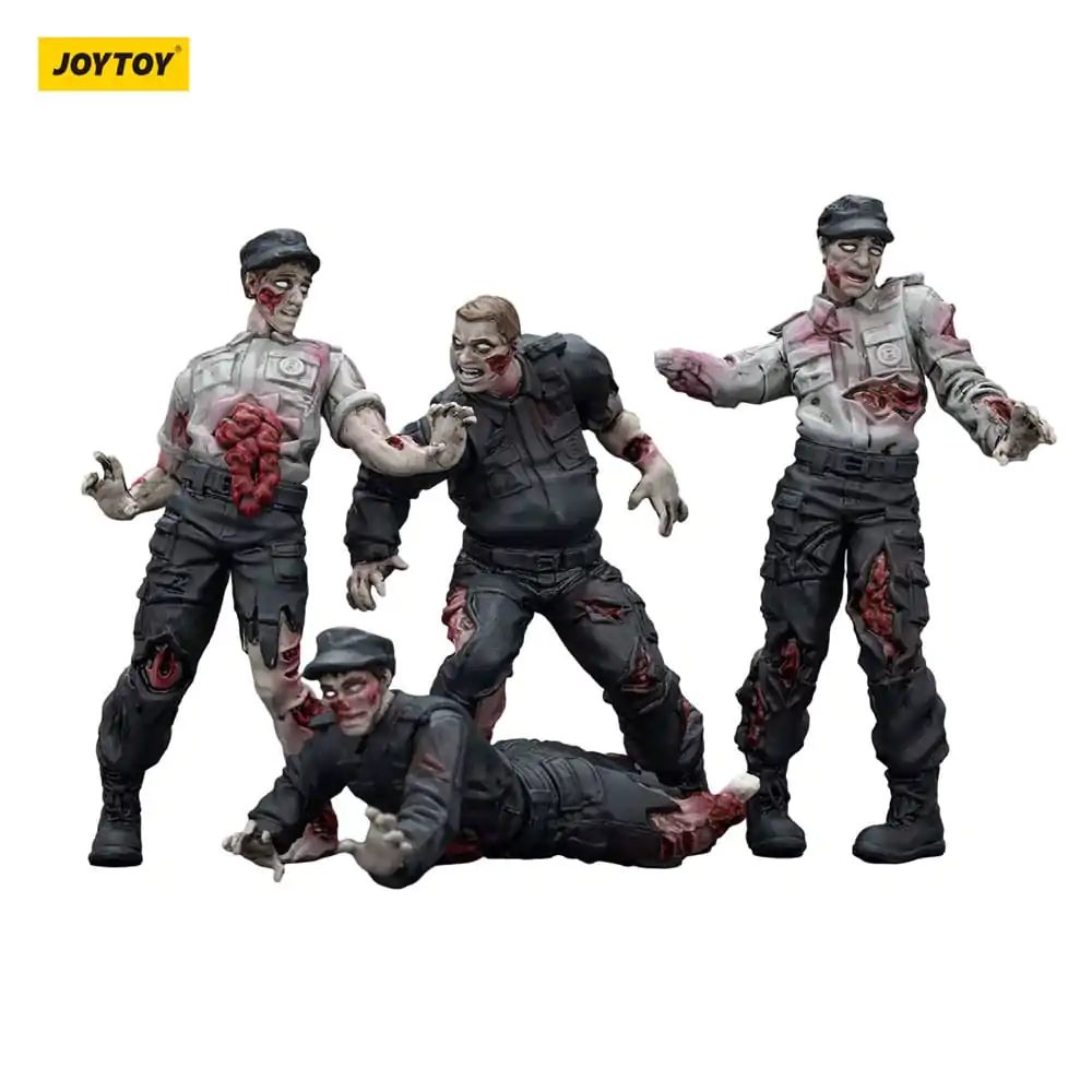 Zombie Dark Source Action Figures 4-Pack Ochroniarze 8 cm zdjęcie produktu