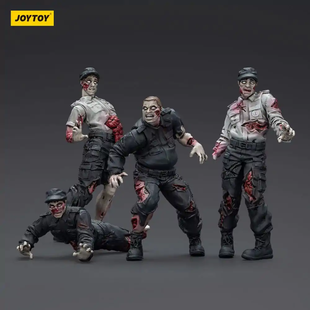 Zombie Dark Source Action Figures 4-Pack Ochroniarze 8 cm zdjęcie produktu