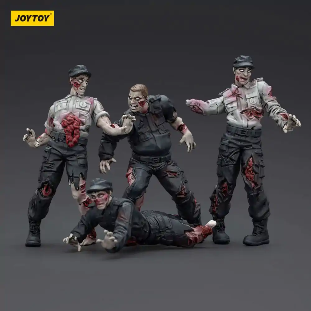 Zombie Dark Source Action Figures 4-Pack Ochroniarze 8 cm zdjęcie produktu